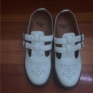Dr. Marten White Mary Janes